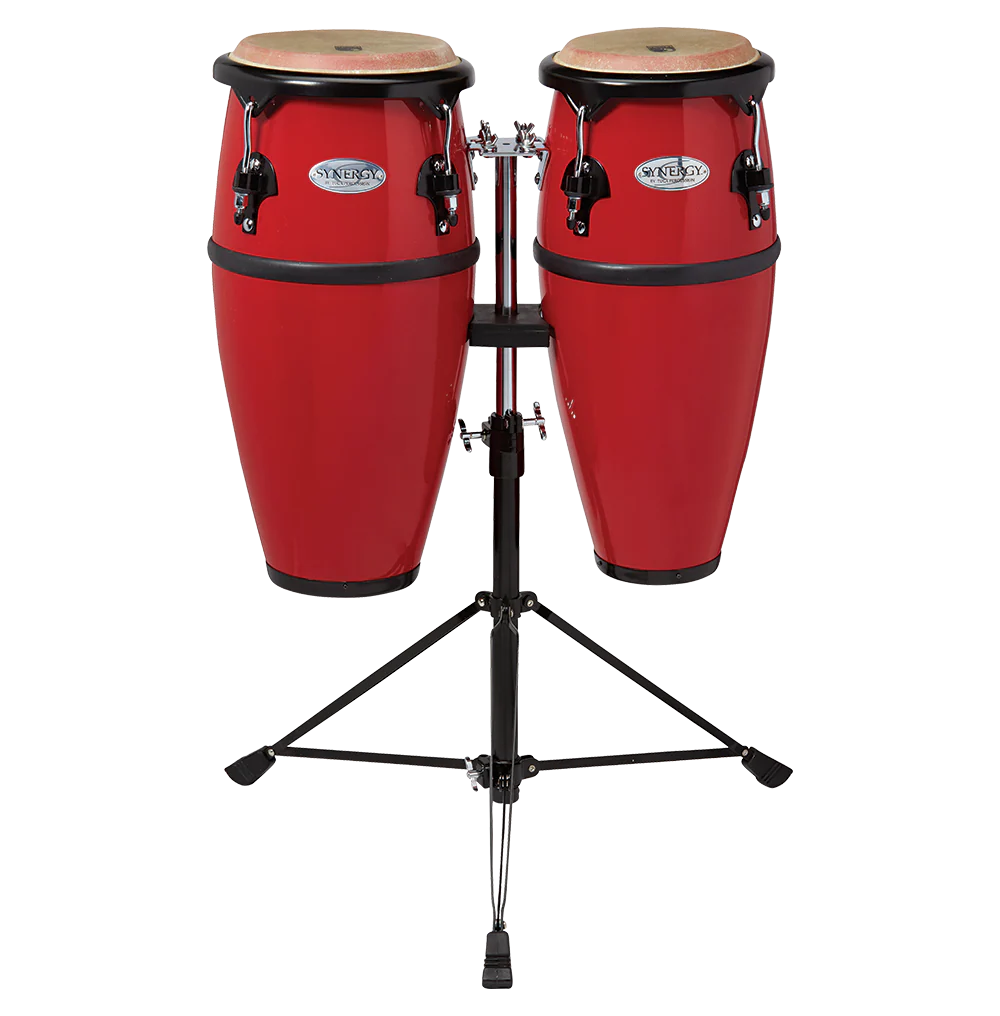 Toca Synergy Fiberglass Jr. Conga Set Red - 2300FRD