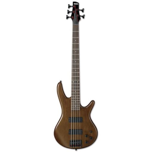 IBANEZ SR GIO SERIES ELECTRIC BASS GUITAR 5 STRING - WALNUT FLAT