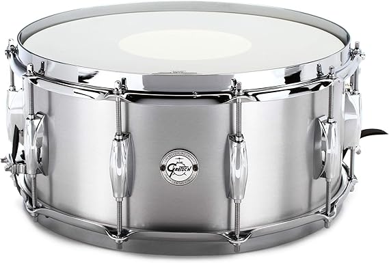 Gretsch Drums Grand Prix S1-6514-GP Aluminum Snare Drum – 14″ x 6.5″