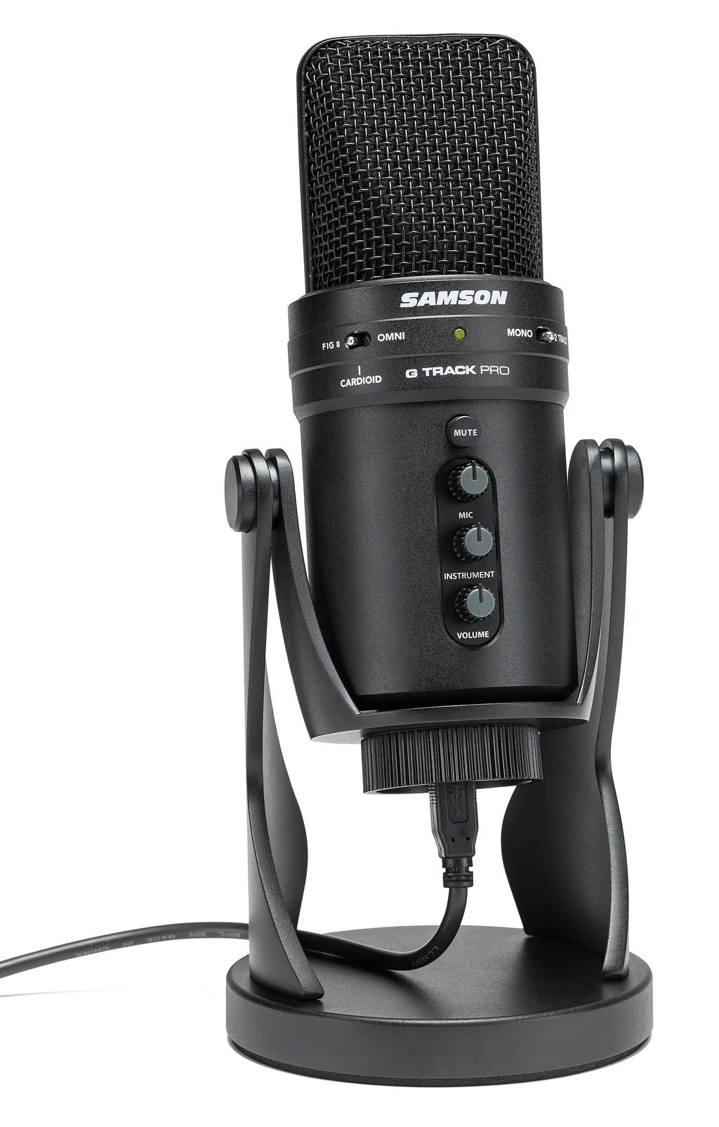 SAMSON G-TRACK PRO PROFESSIONAL USB STUDIO MICROPHONE WITH AUDIO INTERFACE