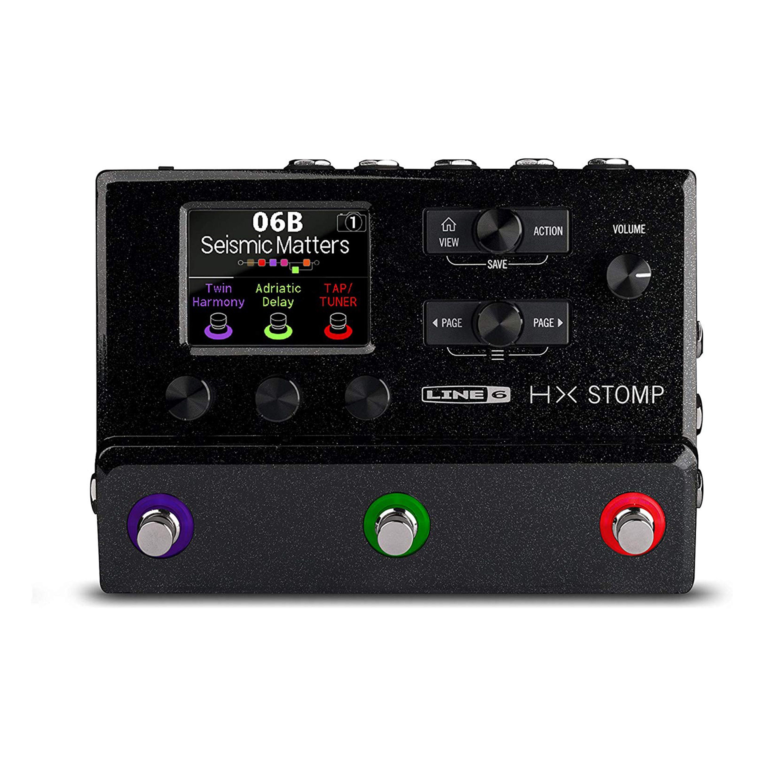 Line 6 HX Stomp Compact Black Guitar Multi-Effects Processor and