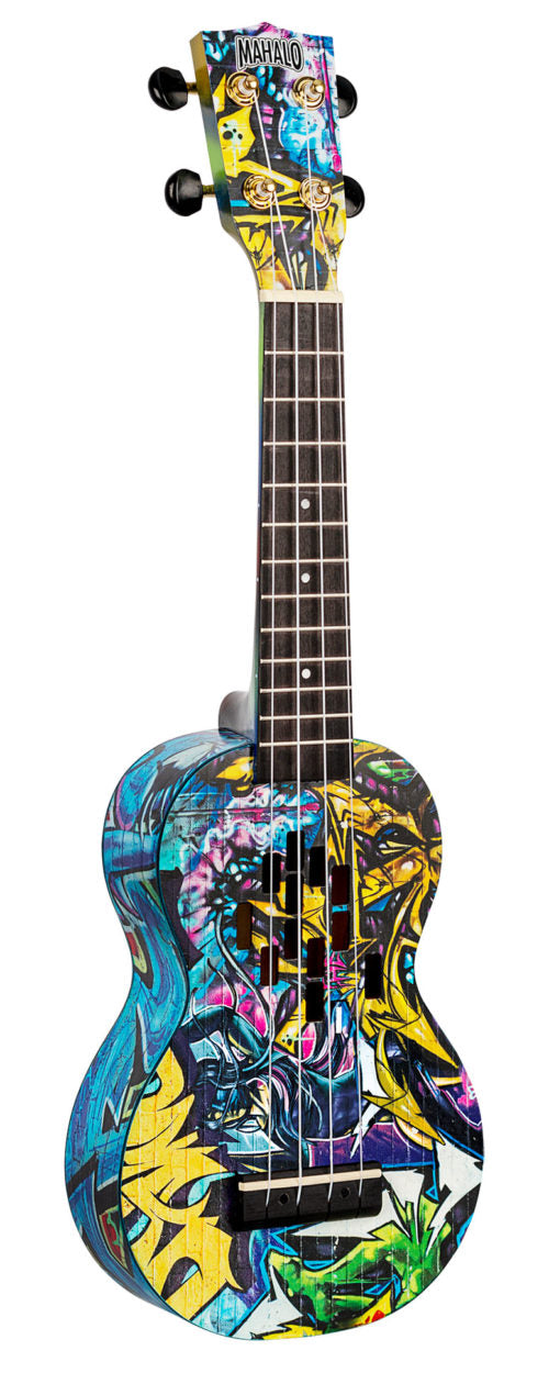 MAHALO ART SERIES SOPRANO UKULELE- GRAFITTI