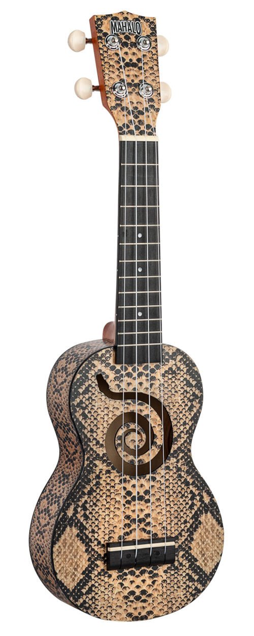 MAHALO ART SERIES SOPRANO UKULELE- PYTHON