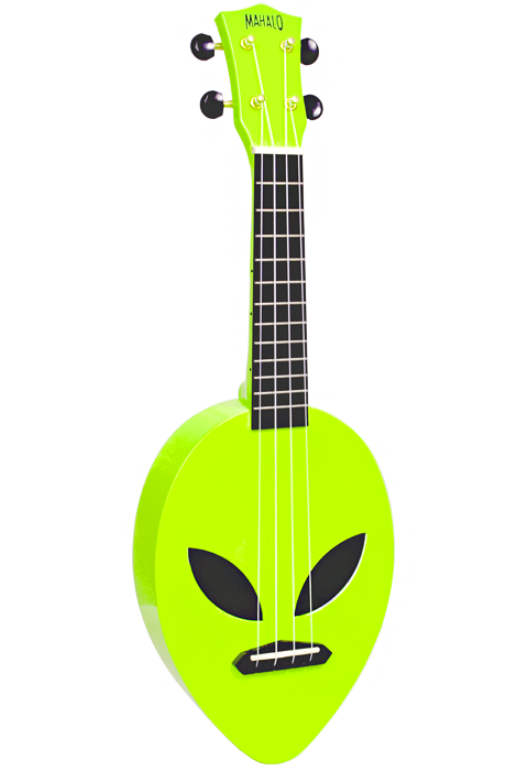 MAHALO CREATIVE SOPRANO UKULELE - GREEN ALIEN