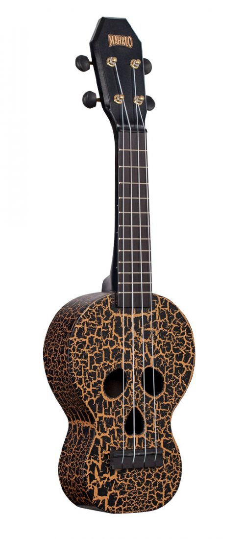 MAHALO CREATIVE SOPRANO UKULELE - SKULL BLACK