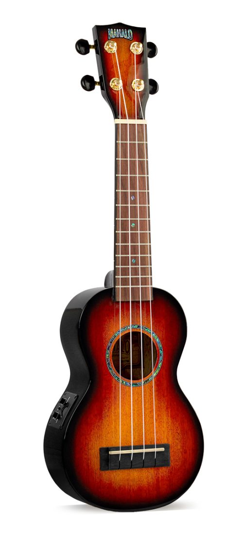 MAHALO JAVA SERIES TENOR UKULELE WITH PICKUP - 3 TONE SUNBURST