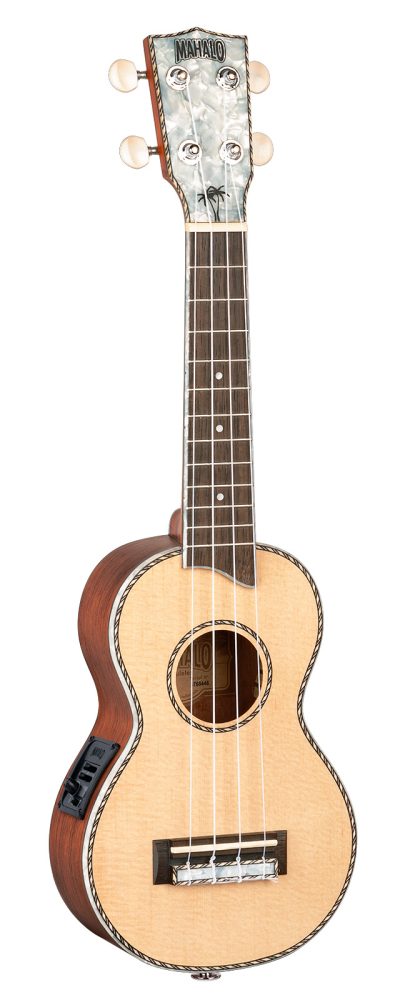 MAHALO PEARL SERIES SOPRANO UKULELE WITH PICKUP - NATURAL