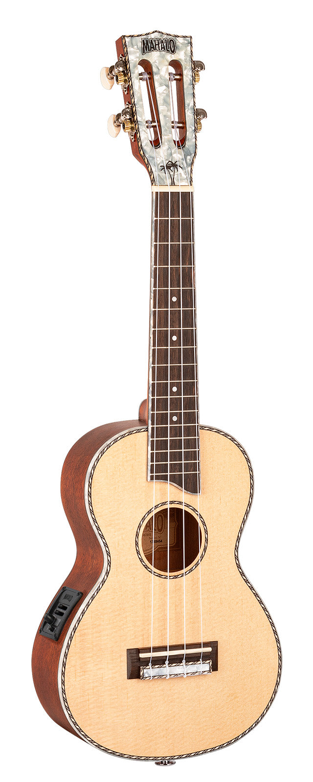 MAHALO PEARL SERIES CONCERT UKULELE WITH PICKUP - NATURAL