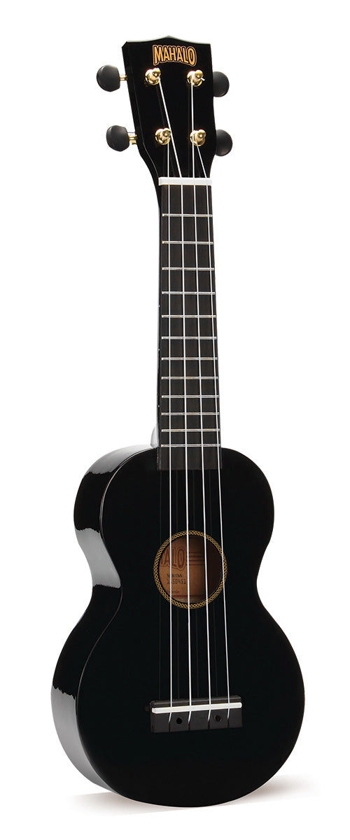 MAHALO RAINBOW SERIES SOPRANO UKULELE - BLACK