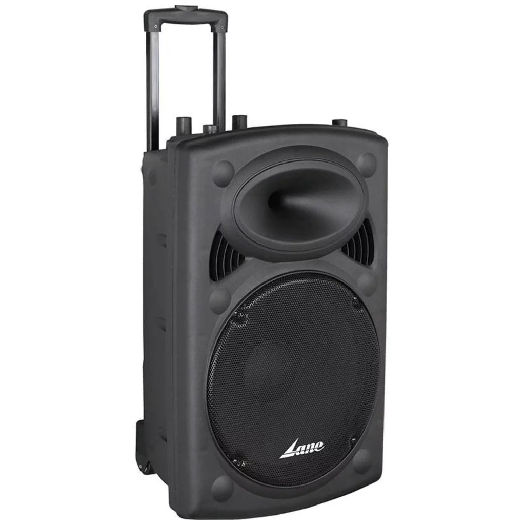 LANE PRO TMA-1012C ACTIVE PORTABLE 12" SPEAKER WITH 2 UHF MICROPHONES