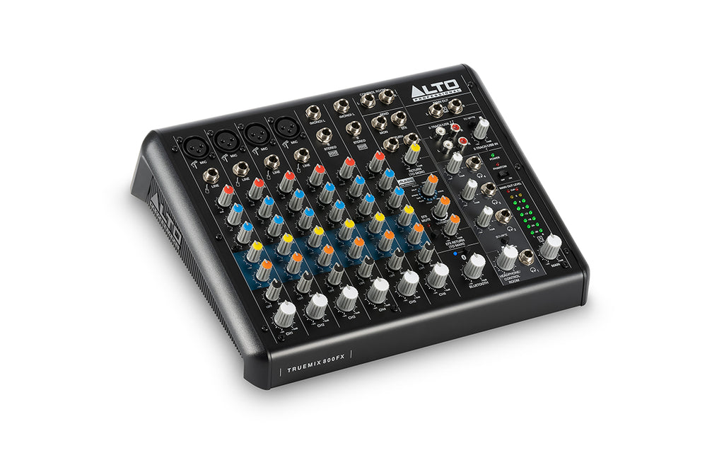 ALTO PROFESSIONAL TRUEMIX 800FX 8-CHANNEL MIXER WITH USB, BLUETOOTH AND ALESIS MULTI-FX