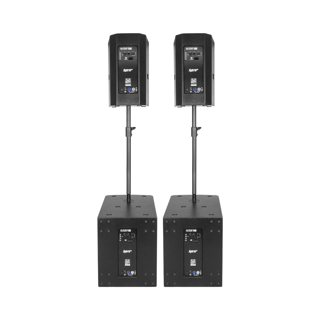 Hybrid+ ALTIUM12 + ALTIUM18 Active Speaker Combo System