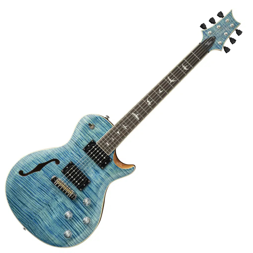 PRS SE ZACH MYERS SINGLECUT SEMI-HOLLOW ELECTRIC GUITAR - MYERS BLUE