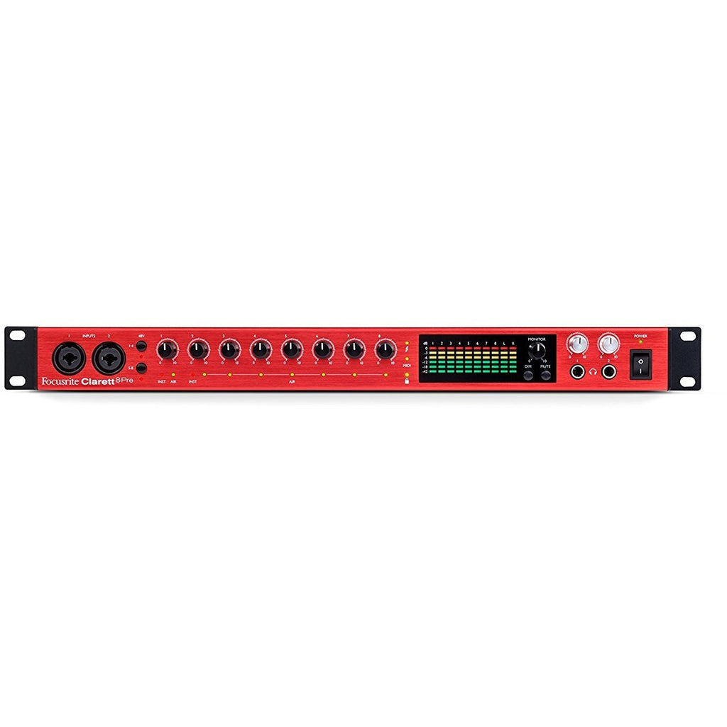 FOCUSRITE CLARETT 8 PRE FRONT