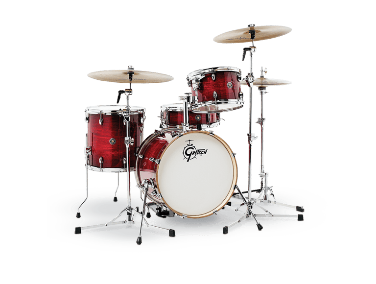 GRETSCH CATALINA CLUB JAZZ SHELL PACK 4-PC W/18" KICK - GLOSS CRIMSON BURST