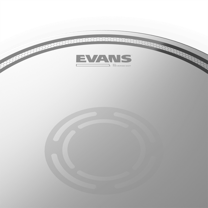EVANS EC2 REVERSE DOT FROSTED SNARE DRUM HEADS