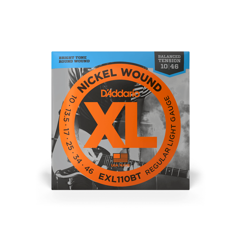 DADDARIO NICKEL ROUND WOUND BALANCED TENSION ELECTRIC GUITAR STRINGS 010-046