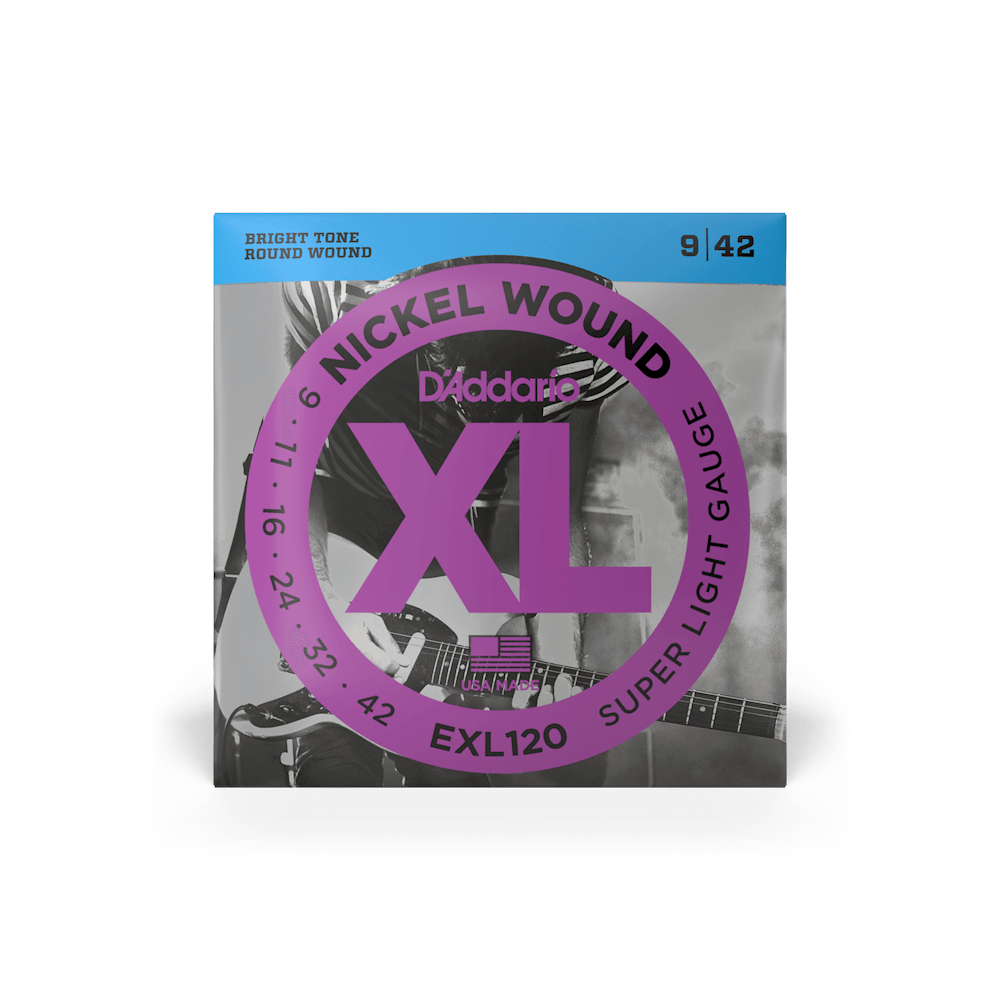 D'ADDARIO NICKEL ROUND WOUND (LIGHT) ELECTRIC GUITAR STRINGS