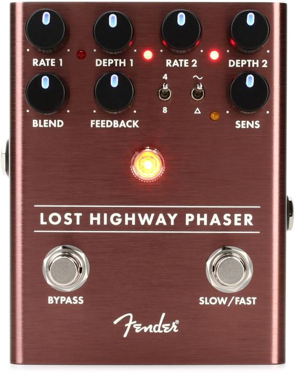 FENDER LOST HIGHWAY PHASER EFFECTS PEDAL