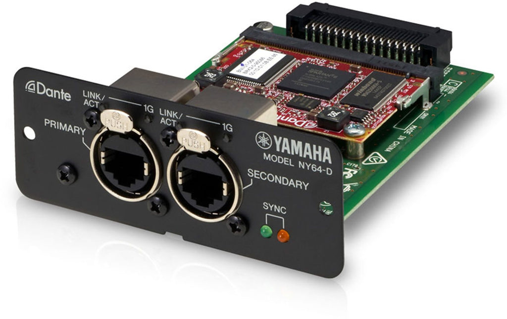 YAMAHA NY64-D DANTE DIGITAL INTERFACE CARD