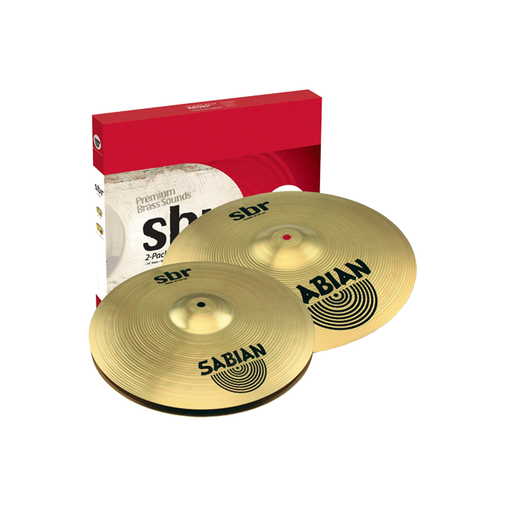 SABIAN SBR TWO PACK 14"HATS/18"CRASH