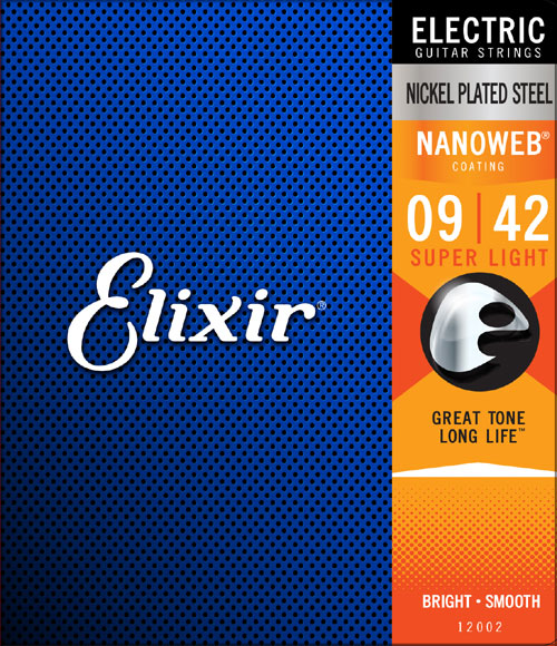 ELIXIR ELECTRIC NICKEL NANOWEB GUITAR STRING SET