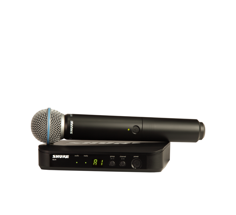 SHURE BLX24/B58 WIRELESS VOCAL SYSTEM WITH BETA 58 MICROPHONE