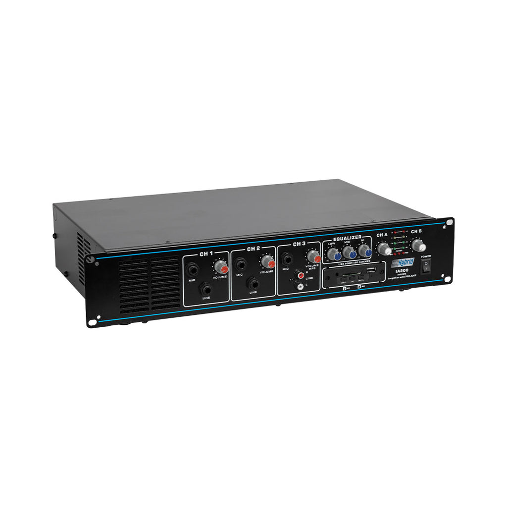 HYBRID IA200 STEREO INSTALLATION AMPLIFIER