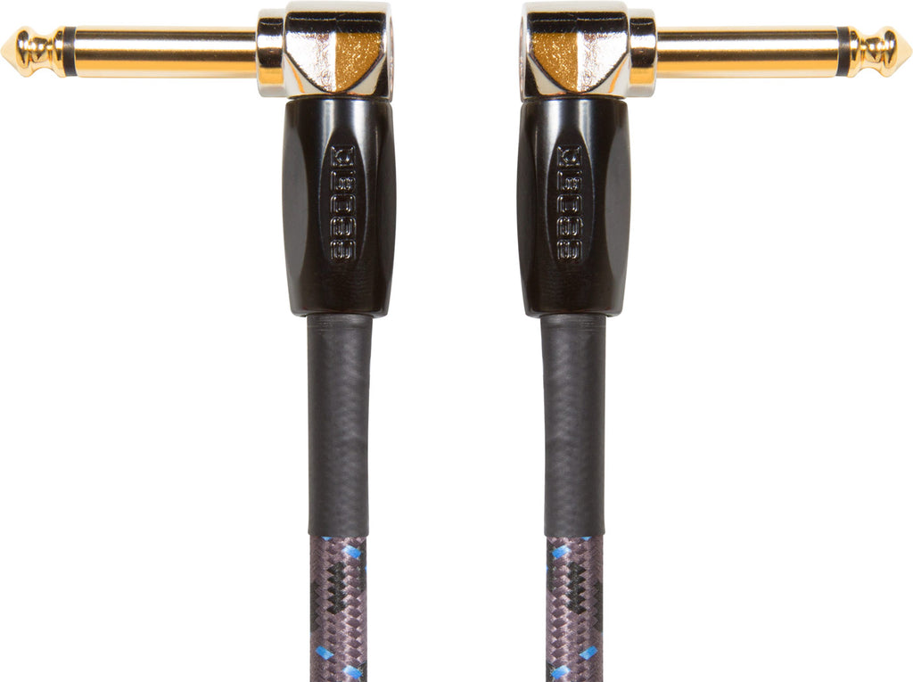 BOSS INSTRUMENT CABLE (15cm) 3-PACK - ANGLED/ANGLED