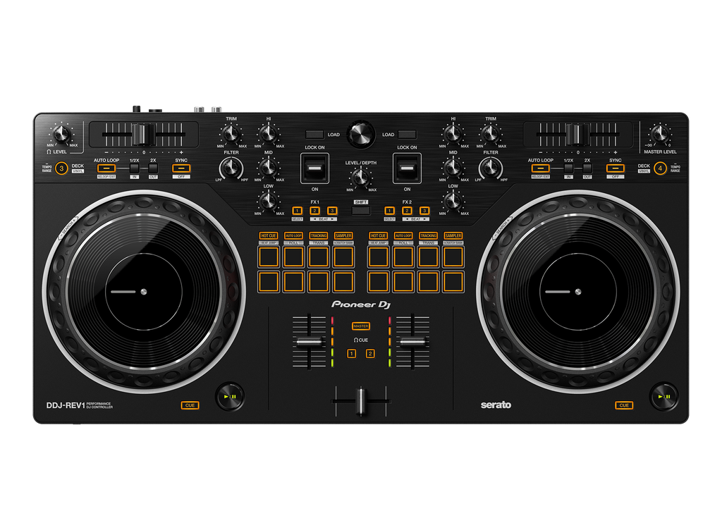 PIONEER DJ DDJ-REV1 SCRATCH-STYLE 2-CHANNEL DJ CONTROLLER FOR SERATO DJ LITE