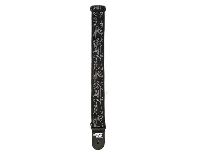 PLANET WAVES SILVER SKETCHES GUITAR STRAP