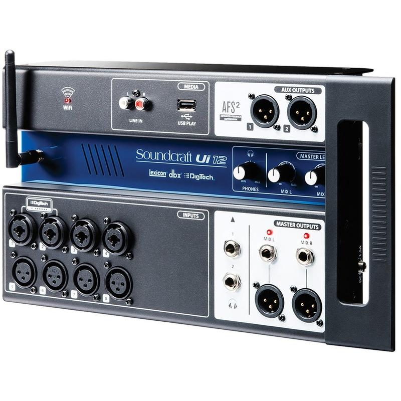 SOUNDCRAFT 12-CHANNEL DIGITAL MIXER WITH WIRELESS CONTROL (Ui-12)