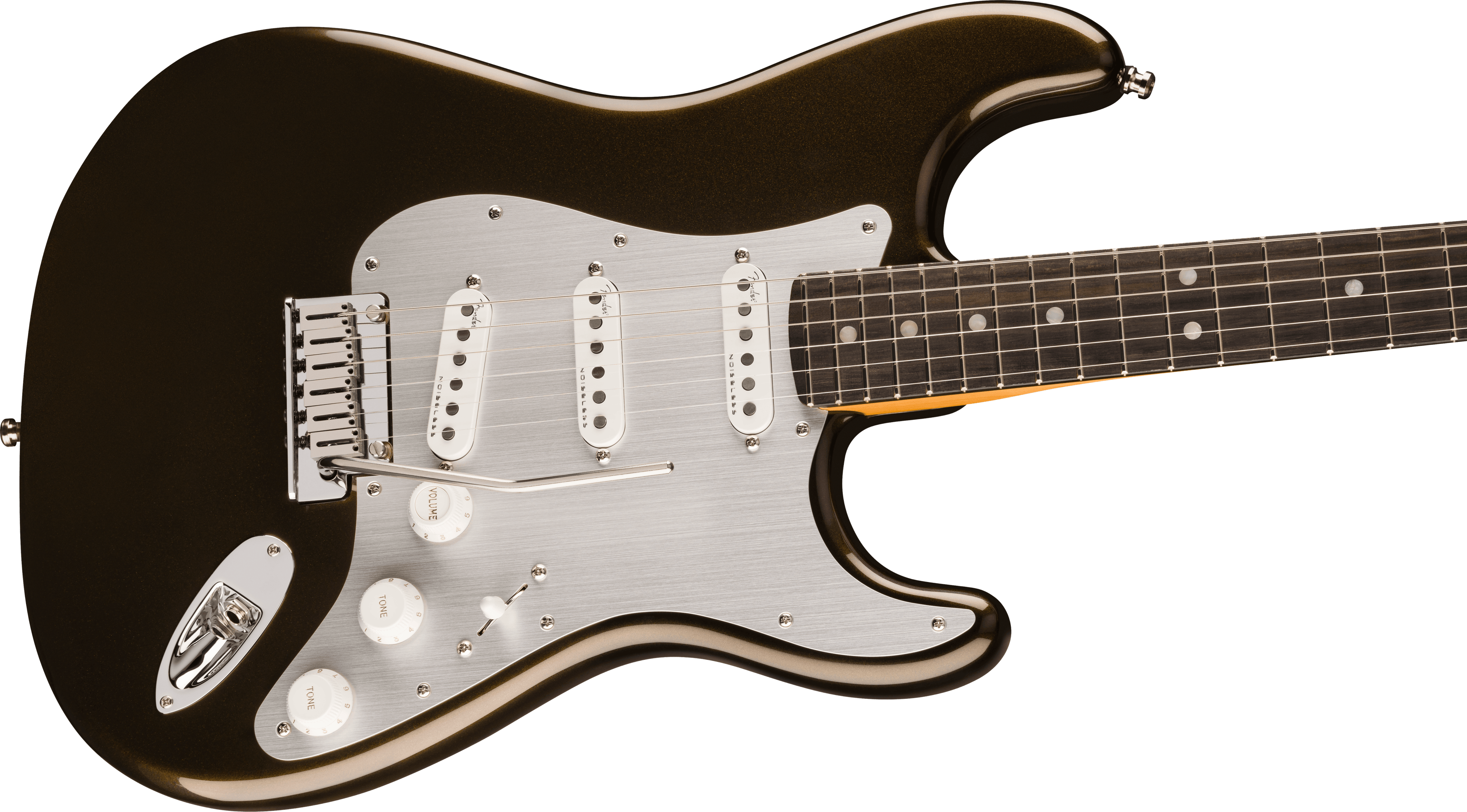 Fender American Ultra II Stratocaster® – Texas Tea (Ebony Fingerboard)