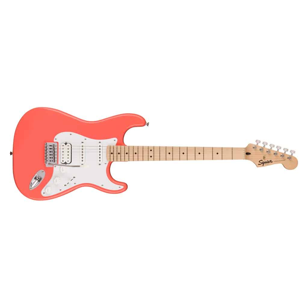 Squier Sonic Stratocaster HSS Electric Guitar - Tahitian Coral