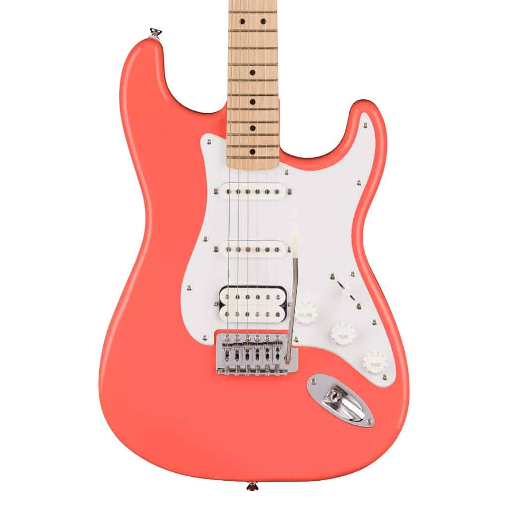 Squier Sonic Stratocaster HSS Electric Guitar - Tahitian Coral