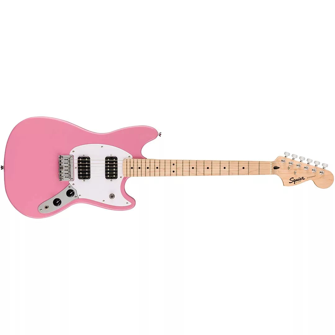 Squier Sonic Mustang HH Electric Guitar - Flash Pink
