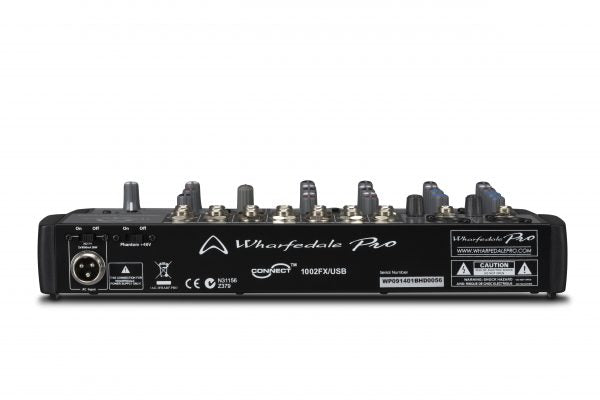 Wharfedale Pro Connect 1002FX/USB – Compact 10-Channel USB Mixer with FX