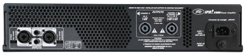 PEAVEY IPR2 5000 LIGHT-WEIGHT POWERED AMPLIFIER