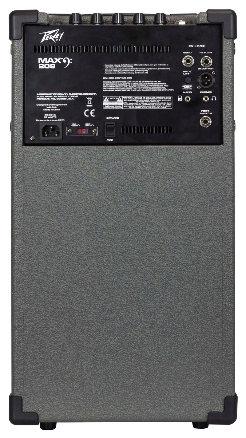 PEAVEY MAX208 200W BASS AMPLIFIER COMBO