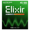 Elixir Nanoweb Nickel Plated Steel Bass Strings Medium Long Scale