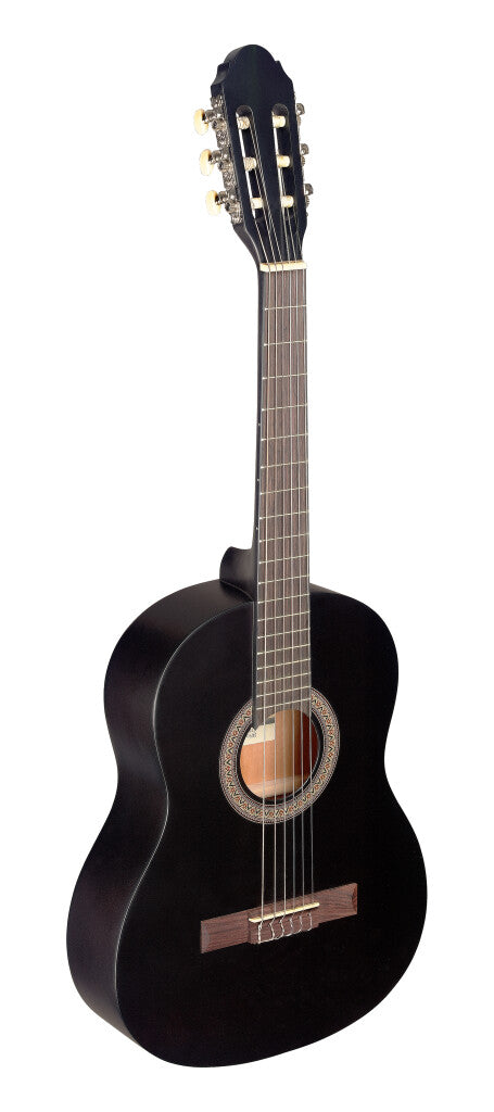 Stagg 3/4 Classical Guitar with Linden Top - Black | C430 M BLK