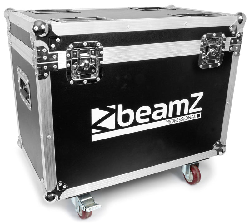 BEAMZ MHL1915 LED ZOOM 2PC MOVING HEAD IN FLIGHTCASE