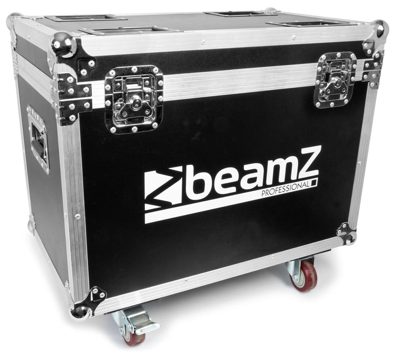 BEAMZ MHL1915 LED ZOOM MOVING HEAD 2 PC IN FLIGHTCASE