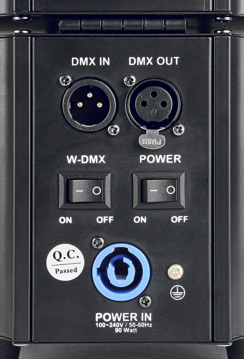 BEAMZ BBP60 UPLIGHTER 6PC SET IN FLIGHTCASE