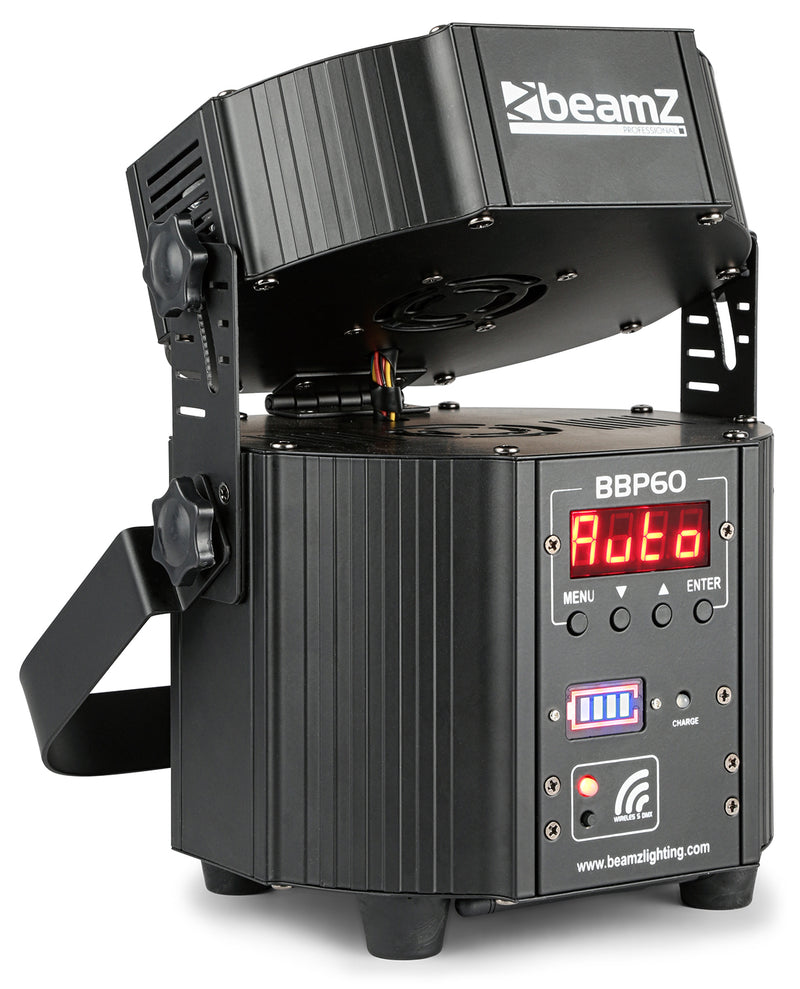 BEAMZ BBP60 UPLIGHTER 6PC SET IN FLIGHTCASE