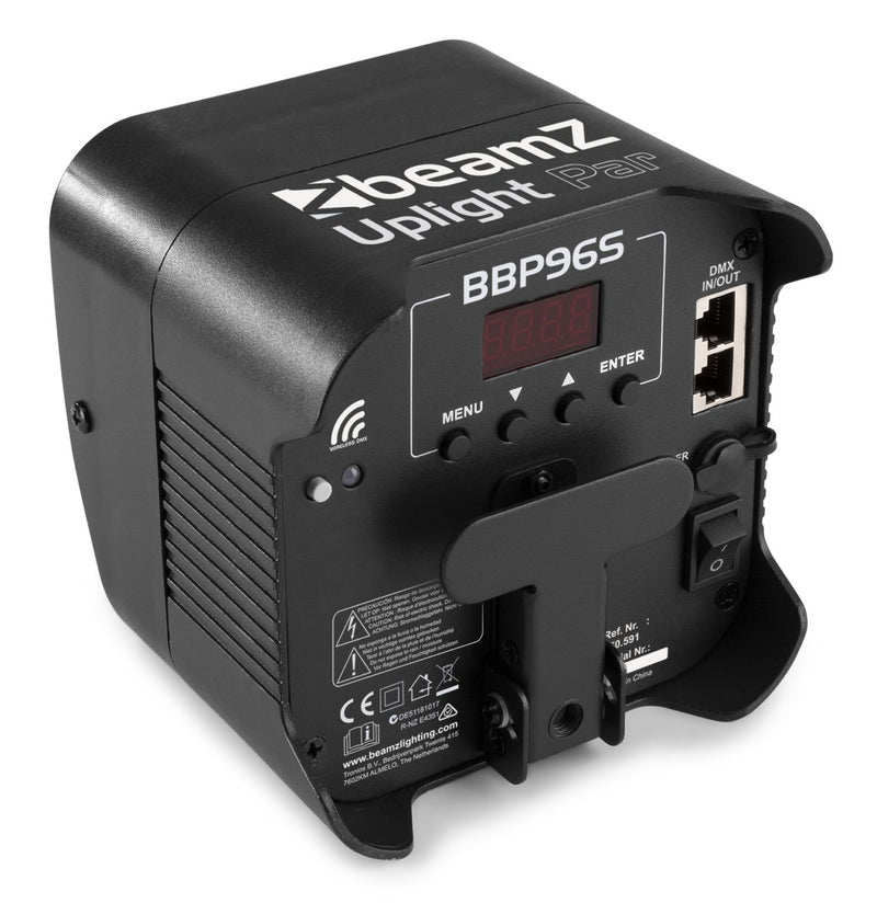 BEAMZ BBP96S BATTERY UPLIGHT PAR LIGHT