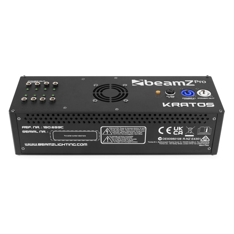 BEAMZ KRATOS IP65 LED TUBE 8PC LIGHTING SET