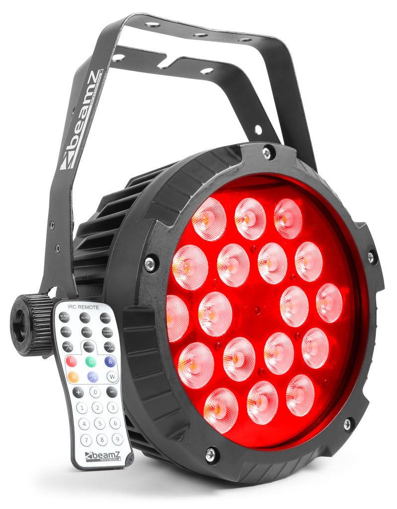 BEAMZ BWA418 ALUMINUM IP65 4-IN-1 LED PAR