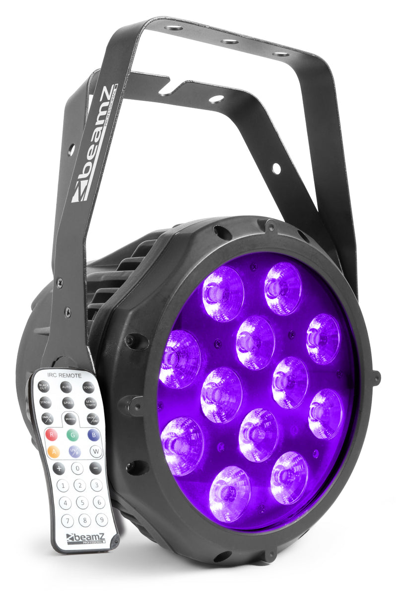 BEAMZ BWA412 ALUMINUM IP65 6-IN-1 LED PAR