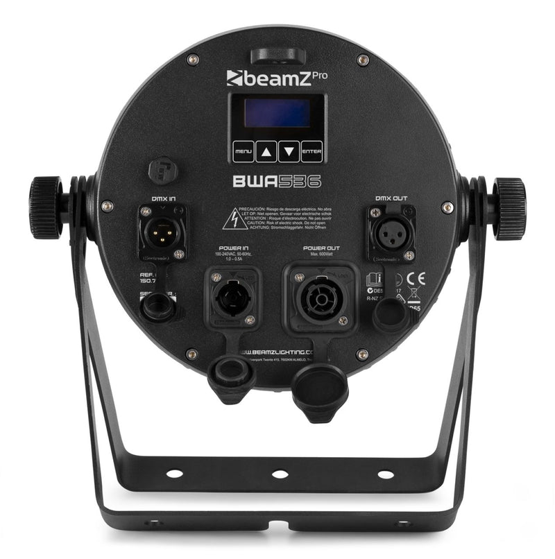 BEAMZ BWA536 ALUMINIUM IP65 4-IN-1 LED PAR LIGHTING